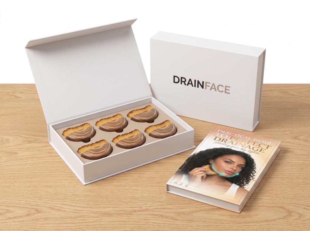 Premium DrainFace Gift Box and Skincare Sculpting Kit